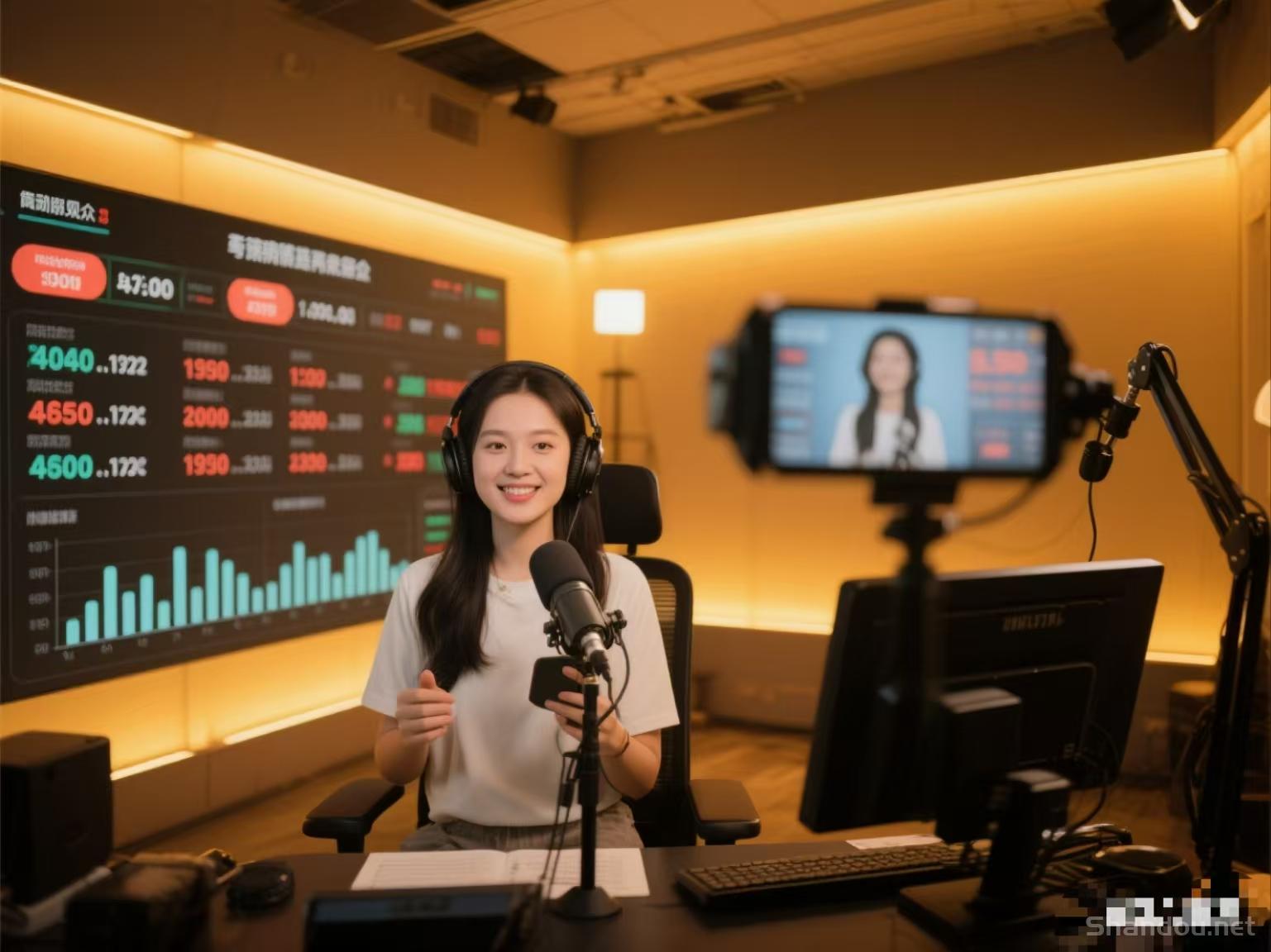 一女开心的在荧屏前.jpg 一女开心的在荧屏前.jpg